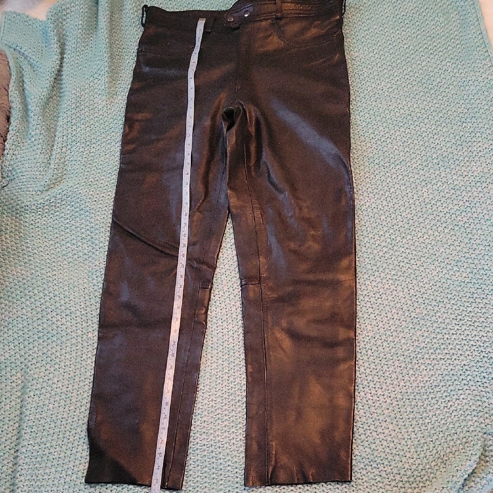 Black Leather Pants